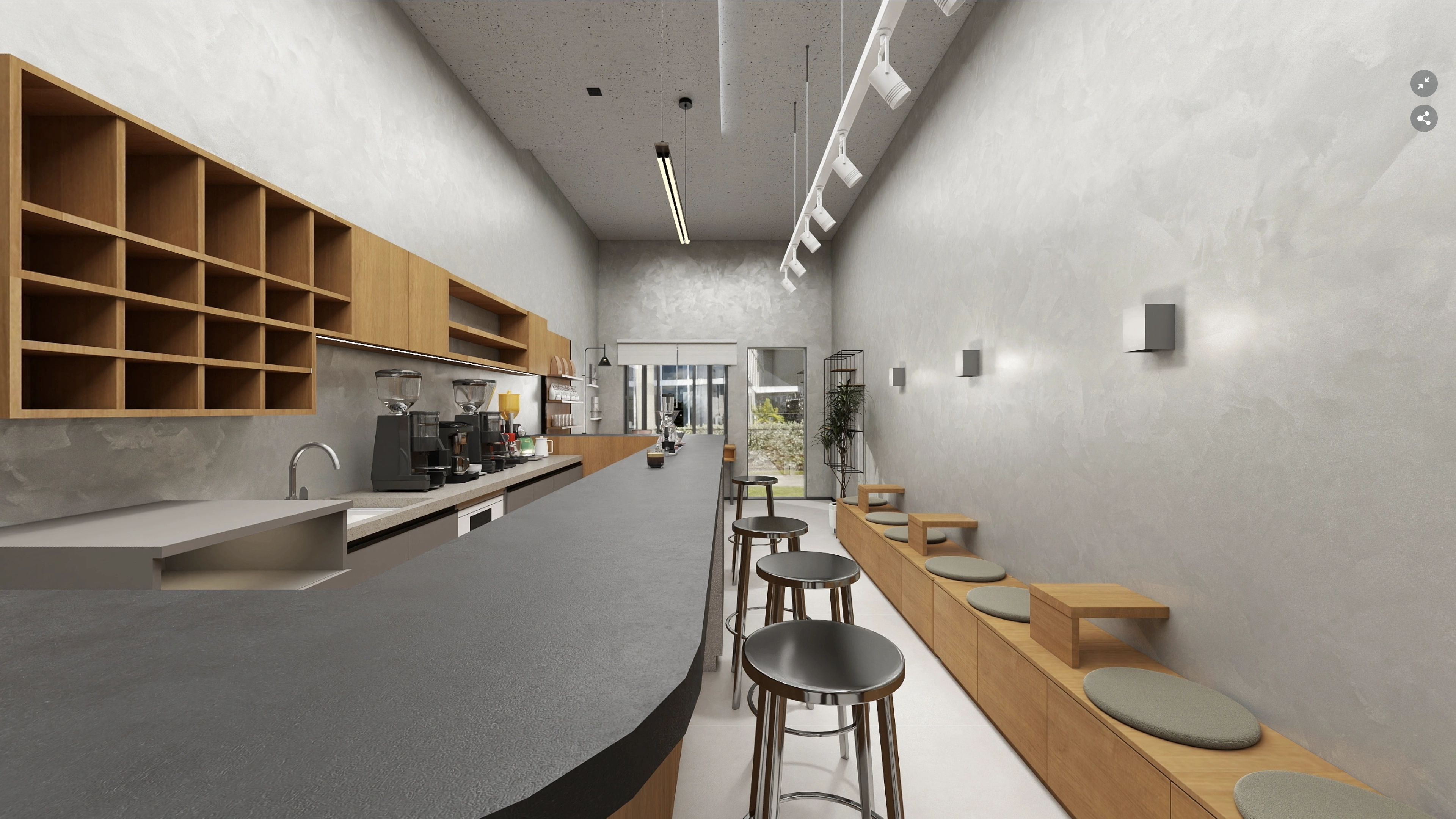 도시형 카페 20평